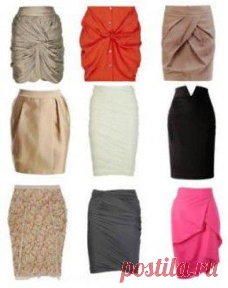 Обработка юбки - шлицы и разрезы, застежка молния, обработка верхнего среза, подгибка низа и подкладка