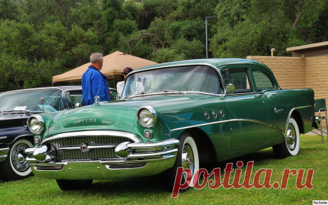 1955 Buick Special 2-dr Sedan - Belfast Green Poly - fvl