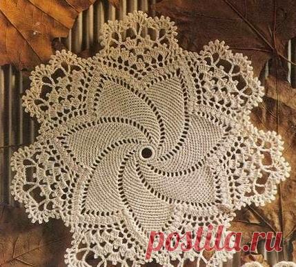 Ivelise Feito à Mão: Um Catavento Rendado De Crochê