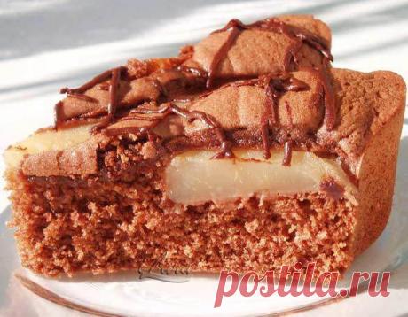 Торт с грушами