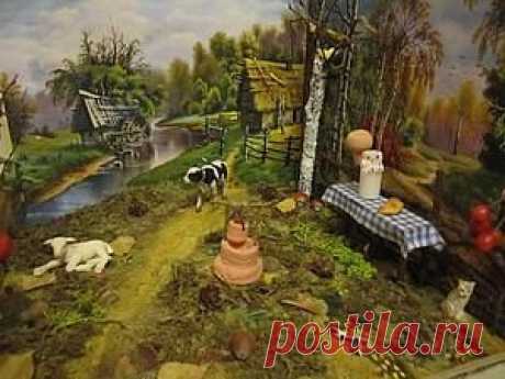 Творим с детьми: &quot;Деревенька осенью!&quot; - Ярмарка Мастеров - ручная работа, handmade