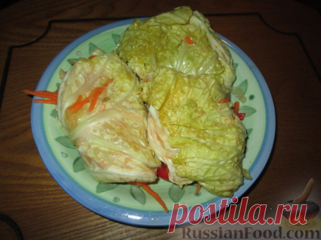 Рецепт: Маринованные голубцы &quot;по-корейски&quot; на RussianFood.com