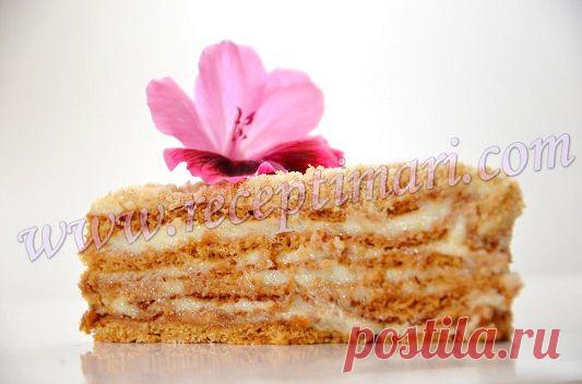 Кофейно-медовый торт.