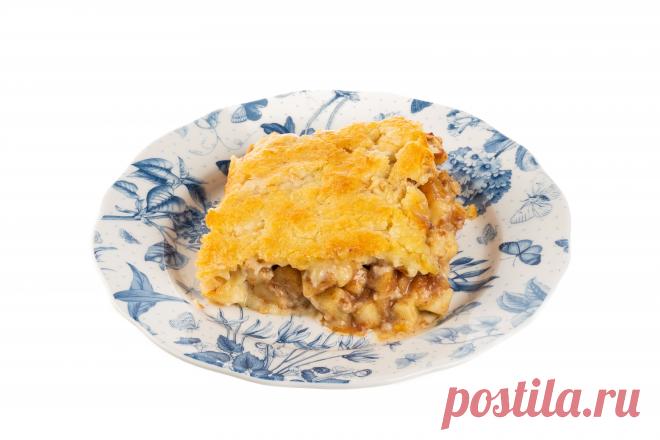 Яблочно-сырный коблер