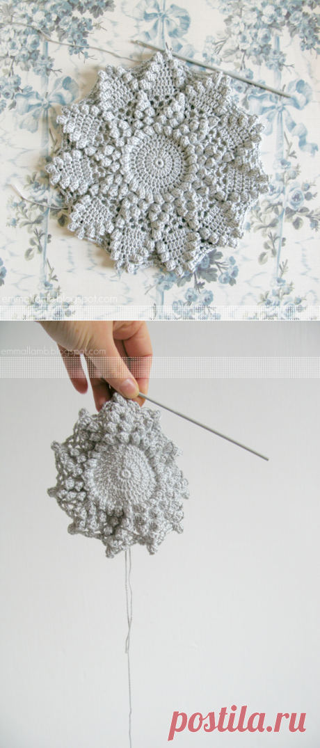 Эмма агнец: январь крючком