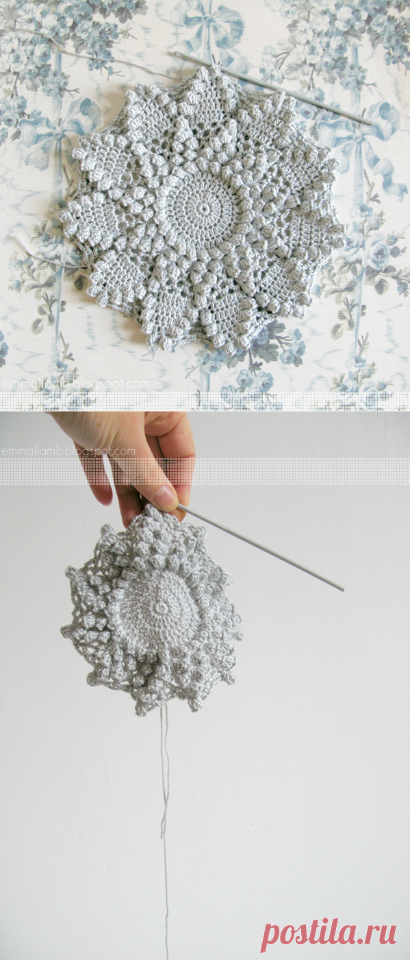 Эмма агнец: январь крючком