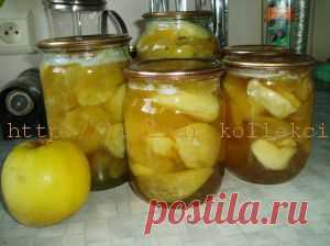 ВВаренье из яблок с ванилью и корицей