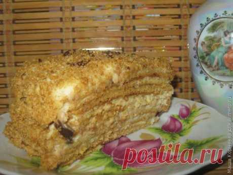 Медовик с манным кремом