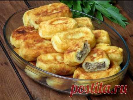 Картофельные зразы с мясным фаршем и грибами, как у бабушки | Мама Люба | Дзен