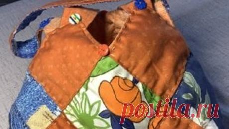 Сумка Тюльпан. Пэчворк из квадратов. | Elena Godos | Дзен