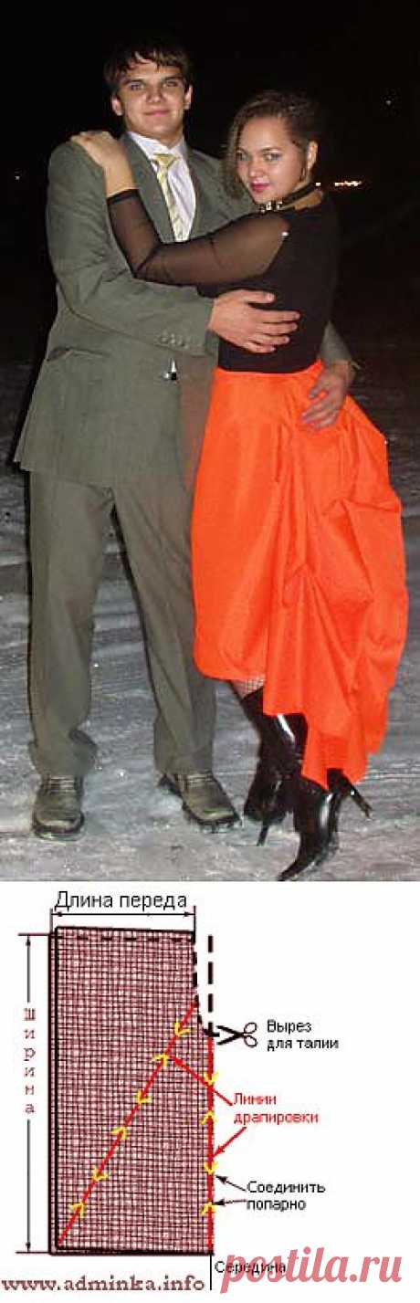 Блиц - рецепт для неотразимости. Юбка-суперэффект за 2 часа.