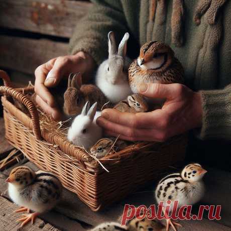 Разведение перепелов и кроликов на даче: какой выбрать путь? | Мой огород Перепелы:
Преимущества:
Неприхотливость: Перепелы могут жить даже на небольшой даче.
Быстрый оборот: Они достигают половой зрелости через 6-8 недель.
Высокая яйценоскость: Одна перепелка может нести до 300 яиц в год.
Проблемы:
Мелкие размеры: Обработка и уход могут быть трудоемкими.
Чувствительность к стрессу: Стресс влияет на продуктивность.
Особенности кормления: Нужно сбалансированное питание.