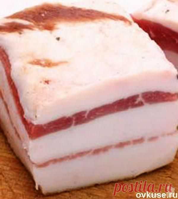 Гордость Украины Украинское сало.Сухая засолка - Простые рецепты Овкусе.ру