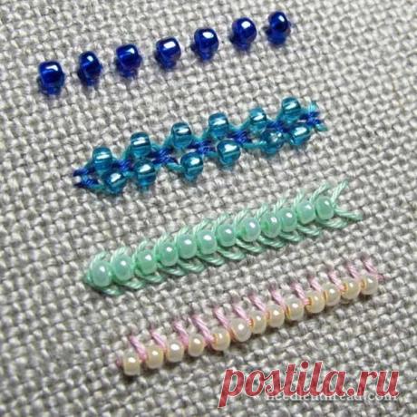 Нитки, бисер и декоративные швы