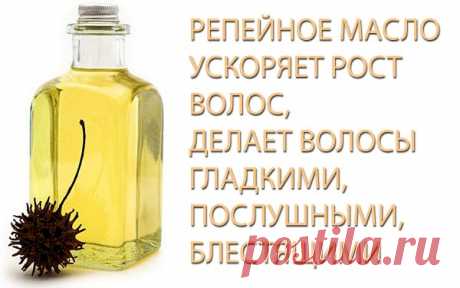 Репейная маска для волос - рецепты масок из репейного масла для роста и красоты волос