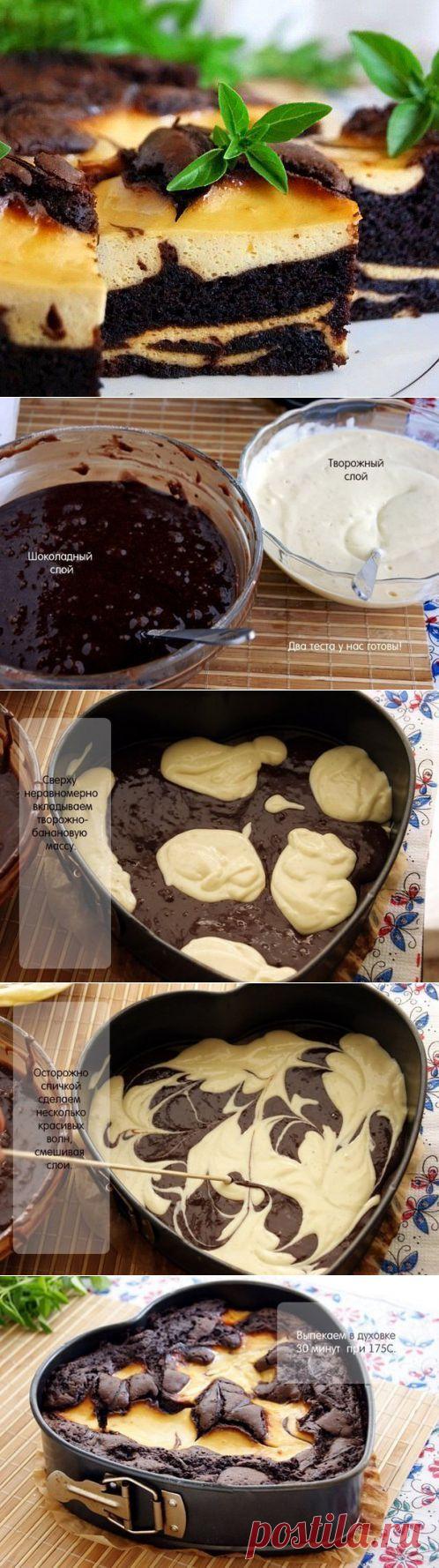 Шоколадно-бананово-творожный СЮРРЕАЛИСТ.