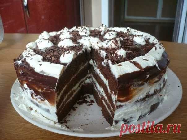 шеф-повар Одноклассники: Шоколадно-творожный торт