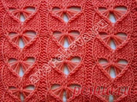 Бантики - узор в копилку рукодельнице
#узор #рукоделие #хобби #творчество #своими_руками #вяжем