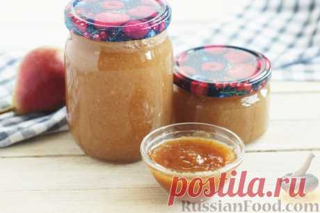 Рецепт: Грушевый джем с корицей (на зиму) на RussianFood.com