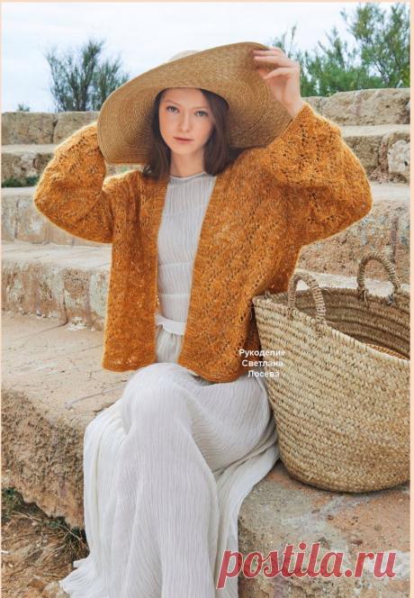Вперед за новыми жакетами! Вяжем к лету красоту: 7 моделей с описанием вязания | Рукоделие Светлана Лосева Вязание | Дзен