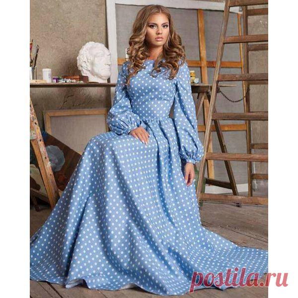 длинное платье в горошек - Поиск в Google