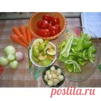 Икра овощная  типа аджики Кулинарный рецепт