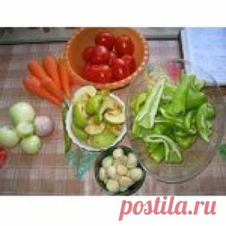 Икра овощная  типа аджики Кулинарный рецепт