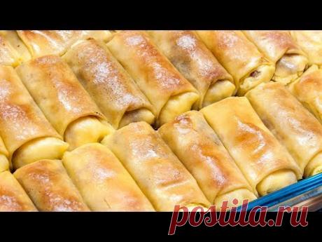 Идеальные БЛИНЧИКИ для ФАРШИРОВАНИЯ, налистники с творогом, запеченные в духовке