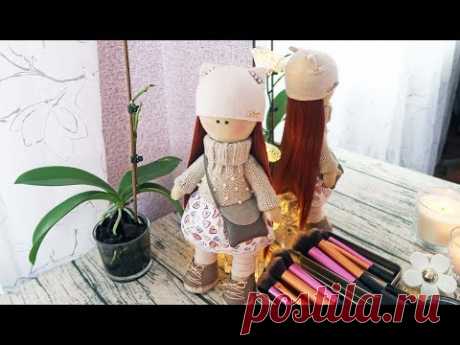 DIY Интерьерная кукла из ткани своими руками | Рыжеволоска