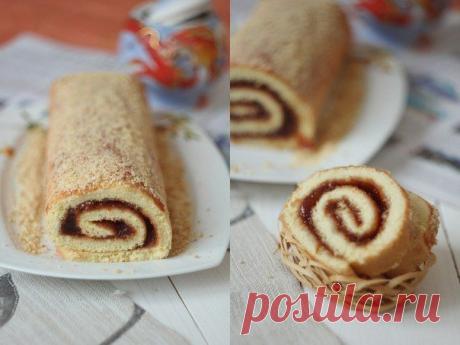 ЖЕНСОВЕТ: кулинария, дом, здоровье
Рулет "Лакомка"
Ингредиенты:
Мука — 130 г
Сахар — 130 г
Яйца — 4 шт.
Повидло — 150 г
Украшение:
Печенье - 3 шт.