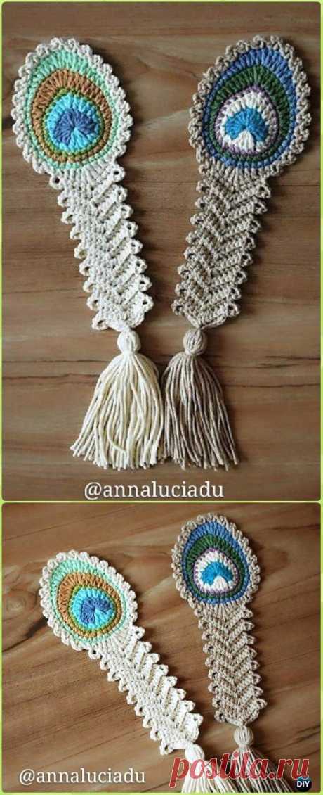 Crochet Peacock Feather Free Patterns