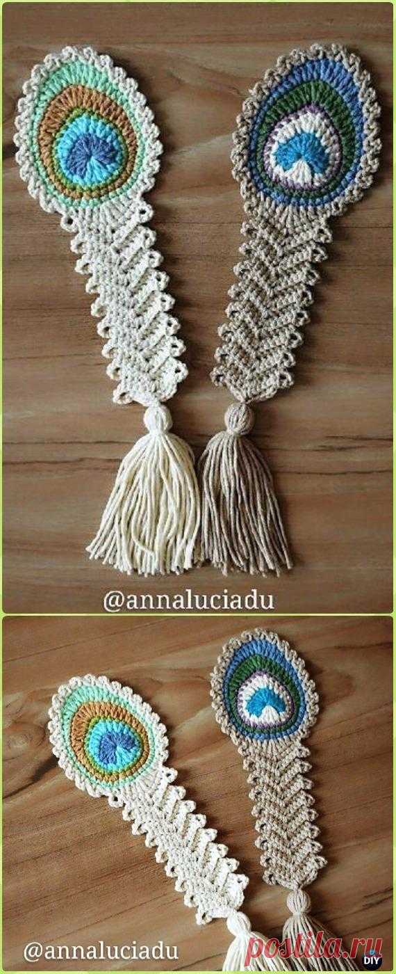 Crochet Peacock Feather Free Patterns