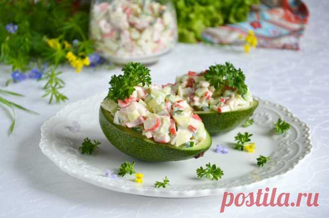 ТОП 5+ САЛАТОВ С АВОКАДО 🥑 СПЛОШНОЙ ВОСТОРГ! | Простые и вкусные рецепты от 1000.menu на Яндекс Дзен | Яндекс Дзен