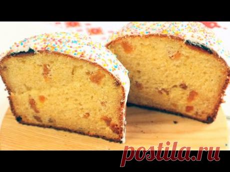 Не Кулич,а Сказка!Мягкий,Нежный,Влажный,тает во рту!Пасхальный ТВОРОЖНЫЙ Кулич без дрожжей