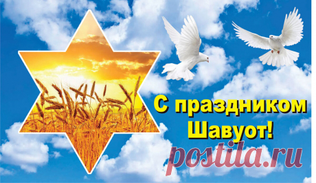 Пусть радостью светятся лица,
Ведь праздник великий идет.
Пускай колосится пшеница,
Большой урожай вам дает!
Счастливого Шавуота!