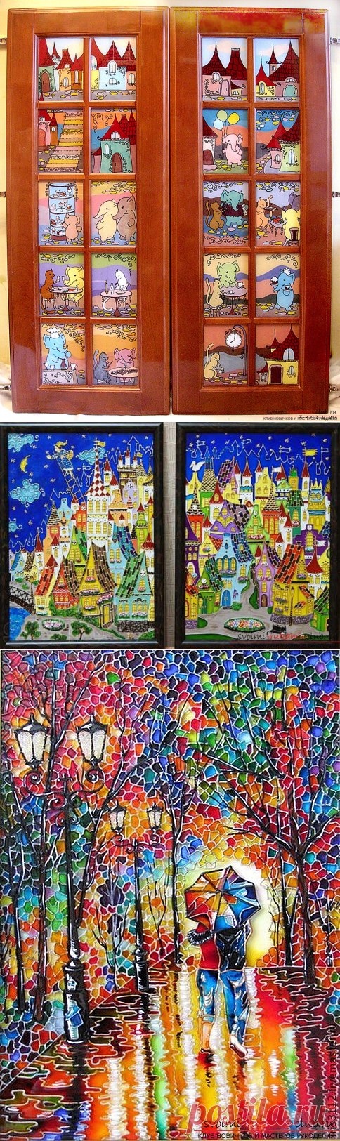 Как сделать витражную роспись. Поэтапная инструкция, алгоритм действий и материалы витражной росписи своими руками.