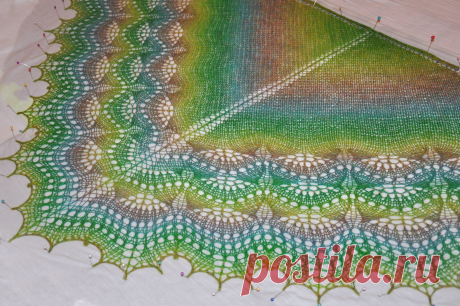 Совместное вязание шали &quot;Триана&quot; | Пряжа Кауни, Дундага, Лимбажу в наличии. Вязание