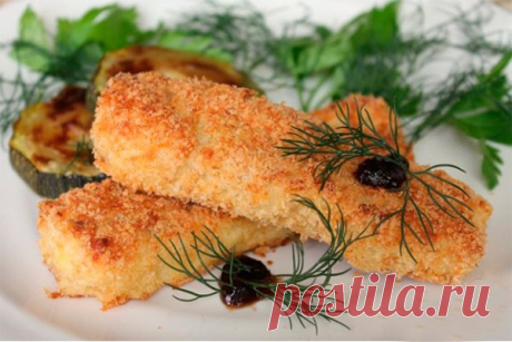 Рыбные палочки в духовке