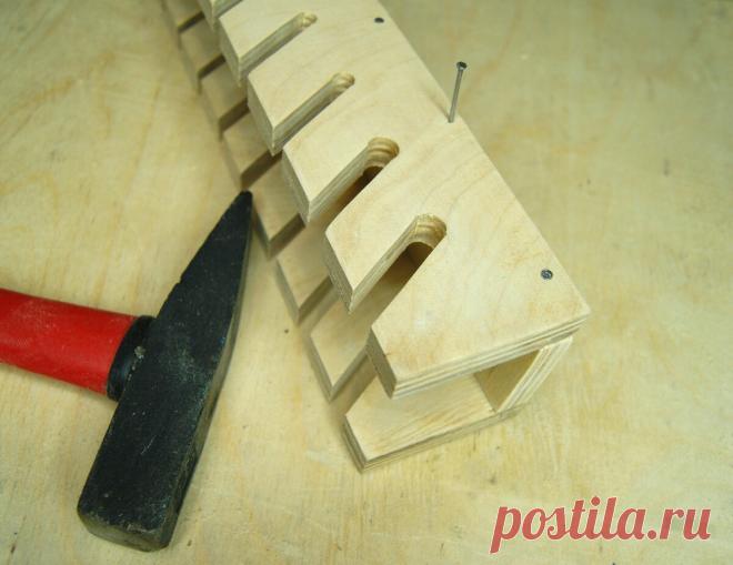 Остались обрезки фанеры, решил сделать полезные самоделки для мастерской | Поделкин | Яндекс Дзен