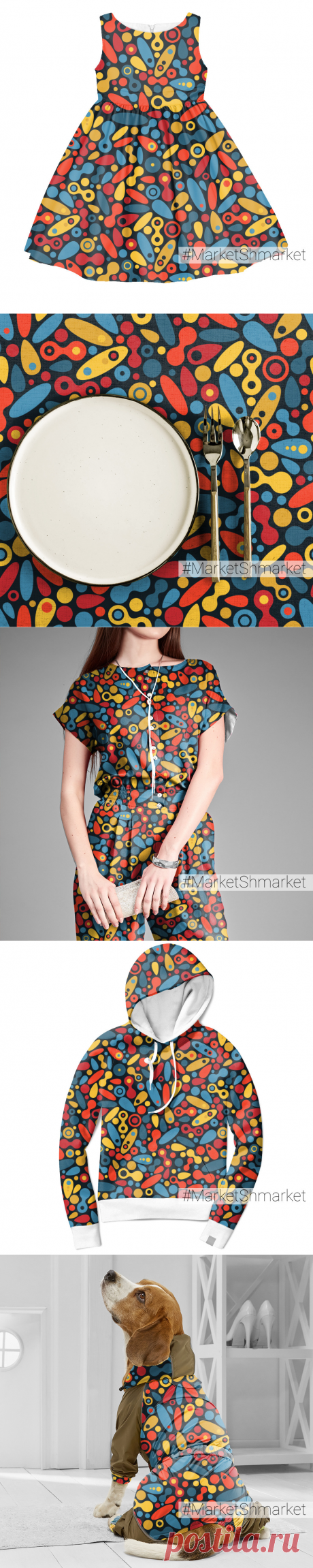 Ткань Беспорядочные связи - закажи на #MarketShmarket.com любая ткань с любым принтом