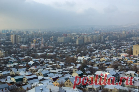 Саратов с Соколовой горы.