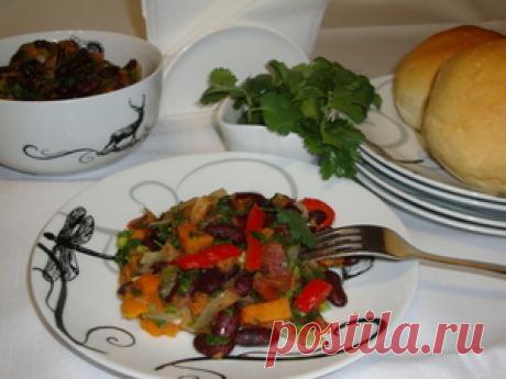 Фасоль с овощами пошаговый рецепт с фотографиями