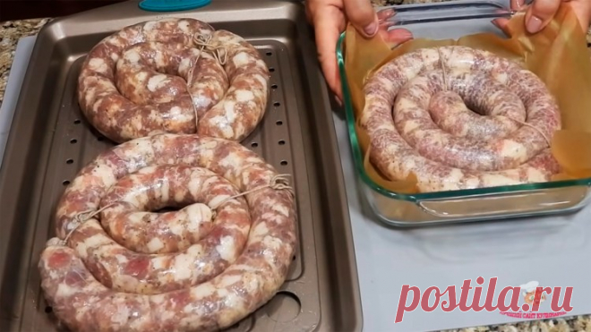 Как сделать вкусную домашнюю колбасу - Лучший сайт кулинарии