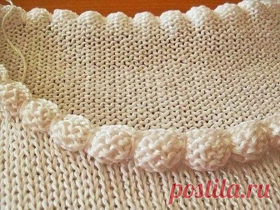 Оформление горловины