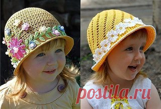 Шляпки-панамки

Нам потребуется:
пряжа - YarnArt Begonia 169м/50г (расход на саму шляпку - 1 моток);
крючки - №2,1 и №2,5.
Сокращения:
в.п. - воздушная петля
СС - соединительный столбик
СБН - столбик без накида
СН - столбик с накидом
С2Н - столбик с 2-мя накидами
С3Н - столбик с 3-мя накидами
За основу берем вот такую вот схемку, но в процессе вязания будем вносить свои коррективы. Шляпка получается на ОГ 48-50 см.

Примечания (очень надеюсь, что никого ими не запутаю):
Ка...