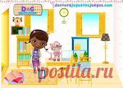 DoctoraJuguetesJuegos.com - Juego: Habitación Doctora Juguetes - Minijuegos de Doc Juguetes Disney Jugar Gratis Online