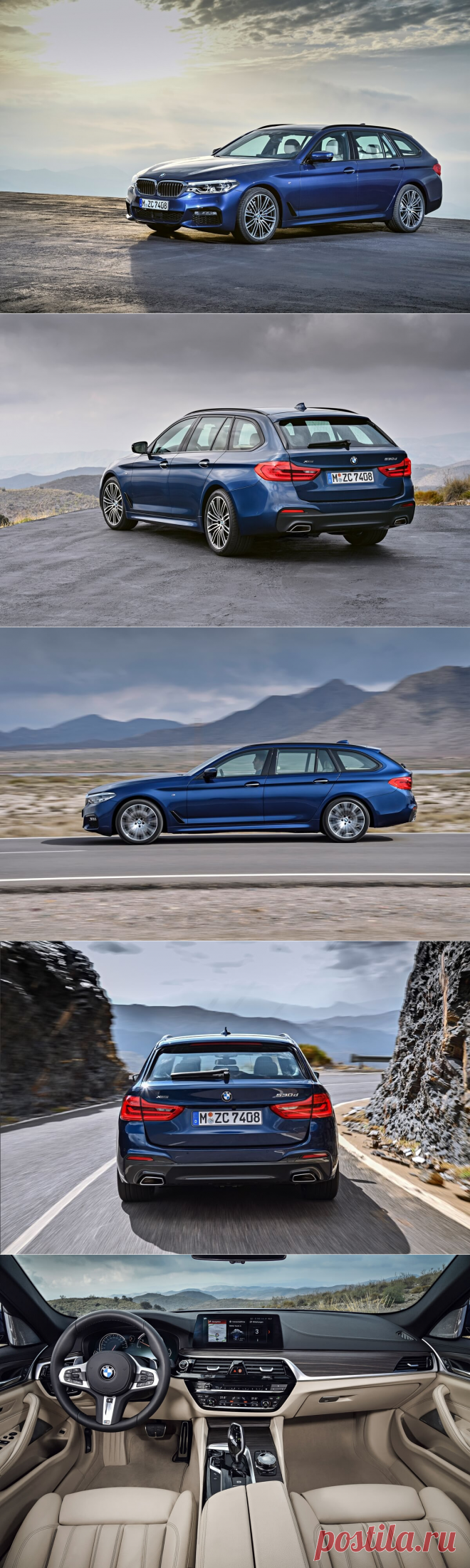 Новый универсал BMW 530d Touring (G31)