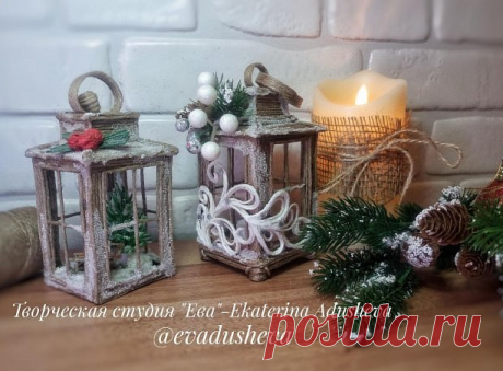 Новогодние поделки из джута и мешковины