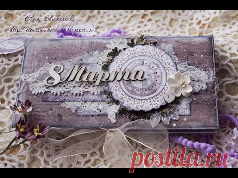 ШОКОЛАДНИЦА своими руками!ПОДАРОК.Видео мастер-класс.