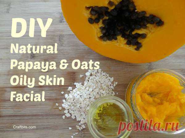Papaya and Oats Oily Skin Facial — craftbits.com